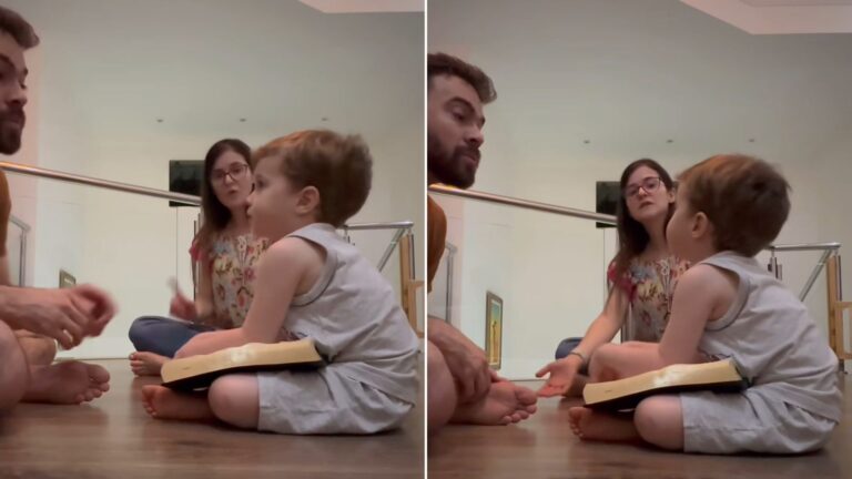 Cristãos inspiram pais a usarem gestos para ensinar filho a memorizar a Bíblia cristaos-inspiram-pais-a-usarem-gestos-para-ensinar-filho-a-memorizar-a-biblia